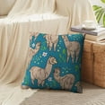 thumbnail image 4 of LALILO Throw Pillow Covers With Cute Doodle And Flowers Trendy Cushion Cover 18" x 18", 2 Pack, 4 of 6