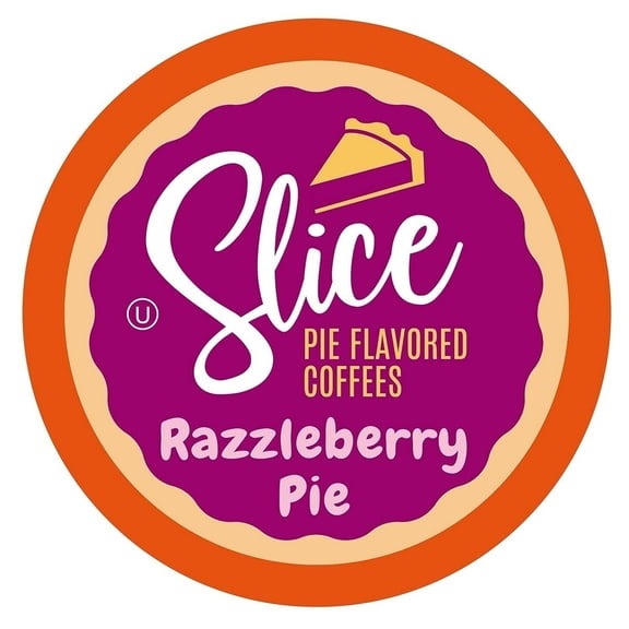 Slice Coffee Razzleberry Pie Flavored Coffee Pods for Keurig tea pods Brewers, 40 Count