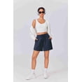 thumbnail image 5 of Pinspark Womens Athletic Sweat Shorts Loose Workout SweatShorts High Waisted Exercise Short Comfy Casual Lounge Shorts with Pockets, 5 of 6