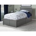 thumbnail image 4 of Nantucket Platform Bed with Flat Panel Foot Board and 2 Urban Bed Drawers, Multiple Sizes, Multiple Colors, 4 of 8