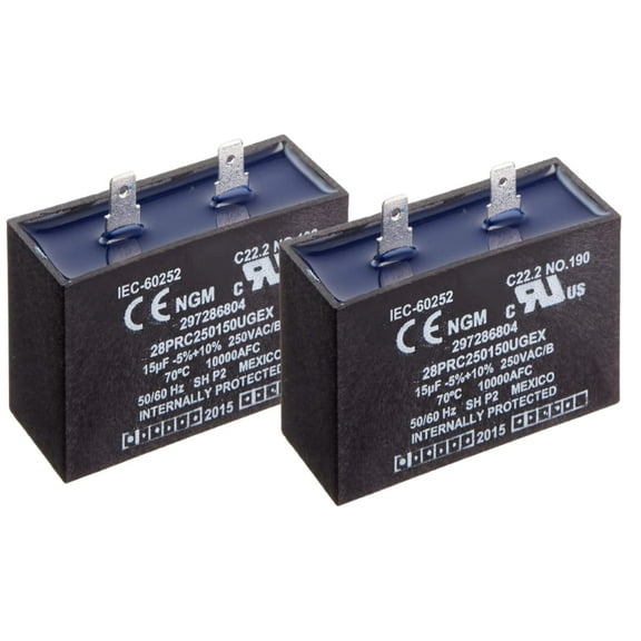 Scaroo 5304464438 Refrigerator Run Capacitor For Frigidaire 3015552 2-PACK