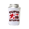 thumbnail image 2 of Cupid is Stupid Funny Valentine's Day Can Coolers - Valentine's Day Coolies - Valentine's Party Beer Holder - Holiday Party Gift, 2 of 4