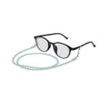 thumbnail image 2 of Unique Bargains Imitation Pearl Pattern Eyeglass Chain 29.53" 1 Pc Light Green, 2 of 5