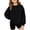 #A02-Black, variant on Girls Sweatshirt 14-16 Oversized Solid Long Sleeve Girls Pullover Sweatshirt Lightweight Crewneck Sweaters for Girls 10-12 Casual Fall School Clothes for Teen Girls