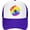 B675, variant on Flower LGBT Gay Pride Trucker Hat Women Mesh Baseball Cap Cowboy Hat Men Dad Hat Adjustable HatHat Black