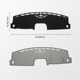 thumbnail image 2 of Black Dash Cover Mat for Toyota RAV4 2019-2025 Left Hand Driving Non-Slip Dashboard Cover Interior for RAV4 Accessories Custom Fit Dash Mat Sunshade Windshield Glare, 2 of 7
