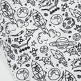 thumbnail image 3 of WIBACKER 2-9T Funny DIY Painted Pajamas for Boys Planet Summer Short Sleeve PJ Set You Can Color With Markers, 3 of 17
