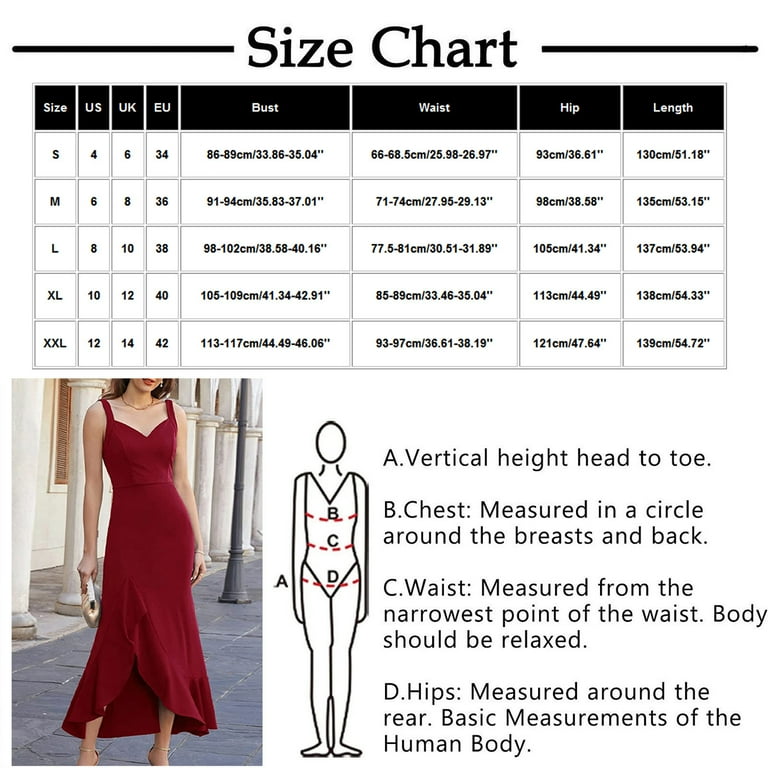 Shein dress top size guide