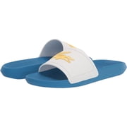Lacoste Mens Croco Slide Sandals, Blue \ Yellow \ White,13 M US