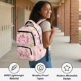 thumbnail image 5 of Aplkyhs Pink Axolotl Backpack for Students Age 6-18 Sweet Style School Bag with Padded Straps Large Capacity Lightweight Bookbag for School & Daily Use, 5 of 7