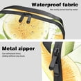 thumbnail image 4 of Cantaloupe Waterproof Oxford Cloth Hard Drive Case with Charger Pouch, PC Case, Small Travel Electronic Organizer, and Cord Organizer Travel - 5.9x9.44x3.14 in, 4 of 6