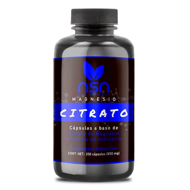 Citrato de Magnesio | Con Inulina de Agave NSN Natural Smart Nutrition Essentials