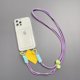 thumbnail image 3 of Cordón cruzado, correas para los hombros, llavero, cuerda trenzada ajustable para iPhone 11, 12, 13, 14, 15 Pro Max, 7, 8 Plus, X, XR, XS Max, fundas, 3 of 5