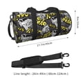 thumbnail image 2 of Easygdp White Retro Off-Road Vehicle Bolsa de Viaje, Bolsa de Mano, Bolsa de Gimnasio, Bolsa de Equipaje para Viaje, 2 of 6