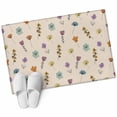 thumbnail image 2 of Spring Flowers 2'x3' Washable Rug, Vintage Wildflowers Country Pastoral Plants Non-Slip Soft Doormat Area Rugs for Entrance Bathroom Bedsides, Carpet for Kitchen Bedroom, Entryway Floor Mat, 2 of 9