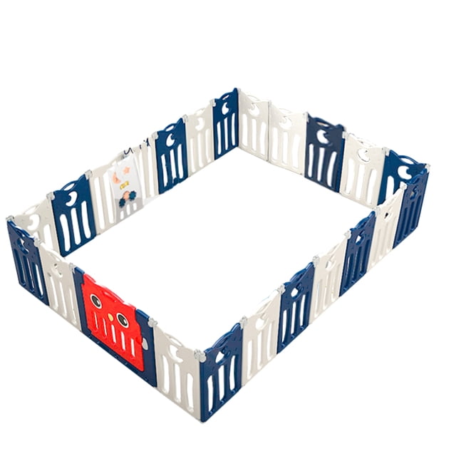 Corral plegable para niños 22 piezas Gris