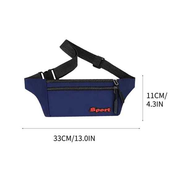 Riñonera de moda para hombre y mujer, informal, de gran capacidad, para teléfono móvil