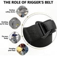 thumbnail image 3 of Durable Tactical Belt with Quick-Release V-Ring Buckle for Men Utility Webbing Nylon Work Gear, 3 of 3