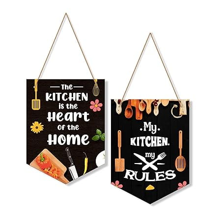 My Kitchen Wood Wall Hanging Decoration Items for Home | Gifts | Quotes items | Wall Decorativefor Kitchen | Artworks Designer Hangers | Modern Decor Items
