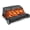Black, variant on EastVita 42 in Wide Tow Behind Lawn Sweeper 12 Cu Ft Large Hopper Capacity Tool Free Adjustable Sweeping Height Quick Assembly for Tractor ATV UTV