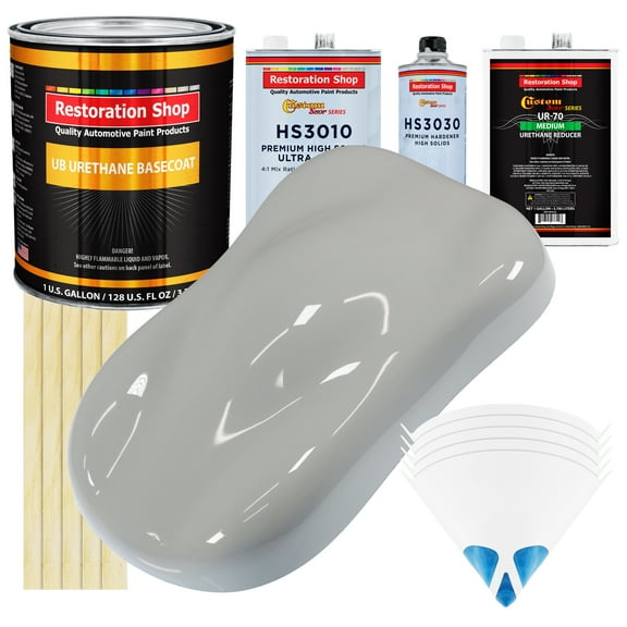 Mesa Gray Premium Gallon Kit URETHANE BASECOAT Car Auto Paint Kit