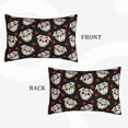 thumbnail image 2 of Picia PUG Pattern Plush Pillow Case – Soft and Cozy Cushion Cover, Hypoallergenic Throw Pillow Case for Home Decor-16"x24", 2 of 6