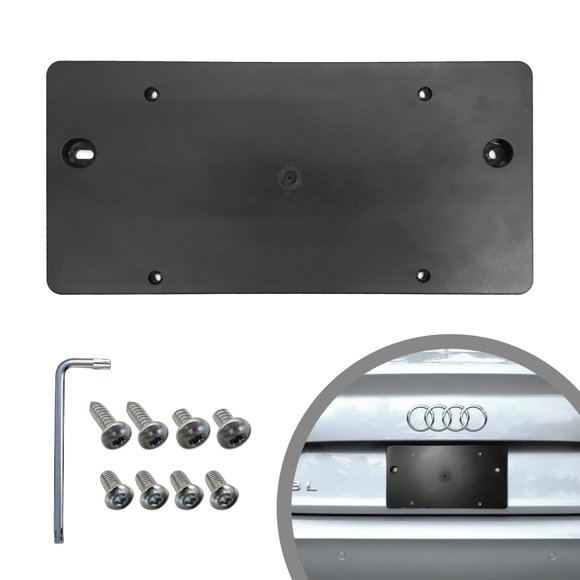 Rear license plate bracket for audi a8 s8 2011 - 2023 + 8 unique screws & wrench new