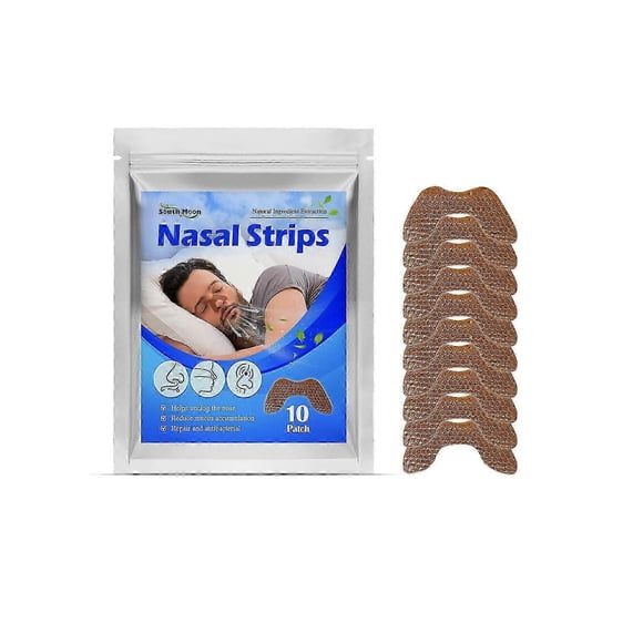 10pcs Ventilation Nasal Patch Nose Smooth Expansion of Nasal Cavity Anti-Snoring Patch
