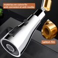 thumbnail image 3 of 360° Rotatable Kitchen Faucet Spray,3 Modes Kitchen Sink Spray Head,Breeze Spray Kitchen Faucet,Water Saving Adapter For Faucet, 3 of 5
