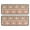 Brown Geometric Flower, variant on Kitchen Rugs Sets Of 2,Brown Ethnic Stripe Pattern Anti Fatigue Kitchen Mat Rugs Non Slip Washable,Decorative Kitchen Floor Mats for Kitchen,Sink,Laundry,17"x47" 17"x47"