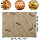 thumbnail image 2 of Papel para envolver alimentos de 14 x 10 pulgadas, 100 hojas de papel encerado a prueba de grasa, papel para envolver delicatessen a prueba de aceite para hamburguesas, pizzas, sándwiches, pasteles, p, 2 of 5