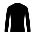 thumbnail image 4 of NuoCaiYun Men's Fashion Valentine's Day Tops Sports Casual Long Sleeve Loose Round Neck Pullover Comfort Blouses, 4 of 6