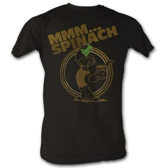 Popeye Mmm??Spinach Smoke Adult T-Shirt