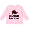 thumbnail image 3 of Inktastic Little Ladybug with Flowers Boys or Girls Long Sleeve Toddler T-Shirt, 3 of 5