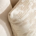 thumbnail image 6 of Lemon Japandi Style Luxury Modern Boucle Velvet Curvy Ivory Medium Couch, 6 of 6