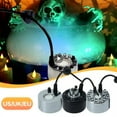 thumbnail image 2 of Halloween Party Mist Maker Ultrasonic Water Pond Fountain Fogger With 12 LED Light Flashes For Fish Tank Vase Birdbath Decor, 2 of 5