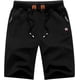 thumbnail image 1 of Pantalones cortos casuales para hombre, cómodos y a la moda, transpirables, para entrenamiento, para tallas grandes y altas, de lino, holgados, informales, de verano, para hombre, con, 1 of 8
