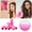 Hot Pink, variant on Hair Tools Lazy Woman Styling Water Ripple Curling Cylinder for Big Curls That Don’t Damage Hair 6PCS