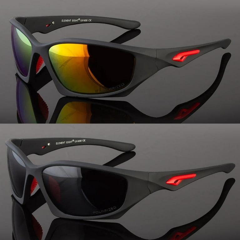 New Polarized Wrap Around Men Glasses Outdoor Sports Eyewear Driving  Sunglasses 