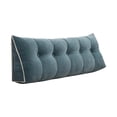 thumbnail image 2 of BKER Triangular Headboard Pillow Twin XL For Dorm Headboard Bed Pillows Bolster Cushion Bed Bolster Triangular Backrest, 2 of 4