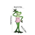 thumbnail image 3 of Frog with Red Heart Statue Animal Decoration Figurine Office Desk/Home/Living Room/Table Decor,House Warming Gifts for New Home(3.15"×6.69",A), 3 of 4