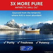 MegaRed Ultra Strength Krill Oil Omega 3 Supplement, 750mg Krill Oil – EPA & DHA & Antioxidant Astaxanthin for Heart Health, 80 Softgels, No Fish Oil Aftertaste (Pack of 2)