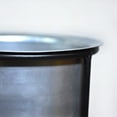 thumbnail image 4 of Eco Friendly Handmade 100% Iron Round Modern Silver Coated Color 8.5 x 7.2 x 7.2 Inches Planters Pot for Lawn, Balcony, Garden, Patios, Wall stand, Restaurant, Banquet Hall, Spa, Beauty Parlor etc., 4 of 5
