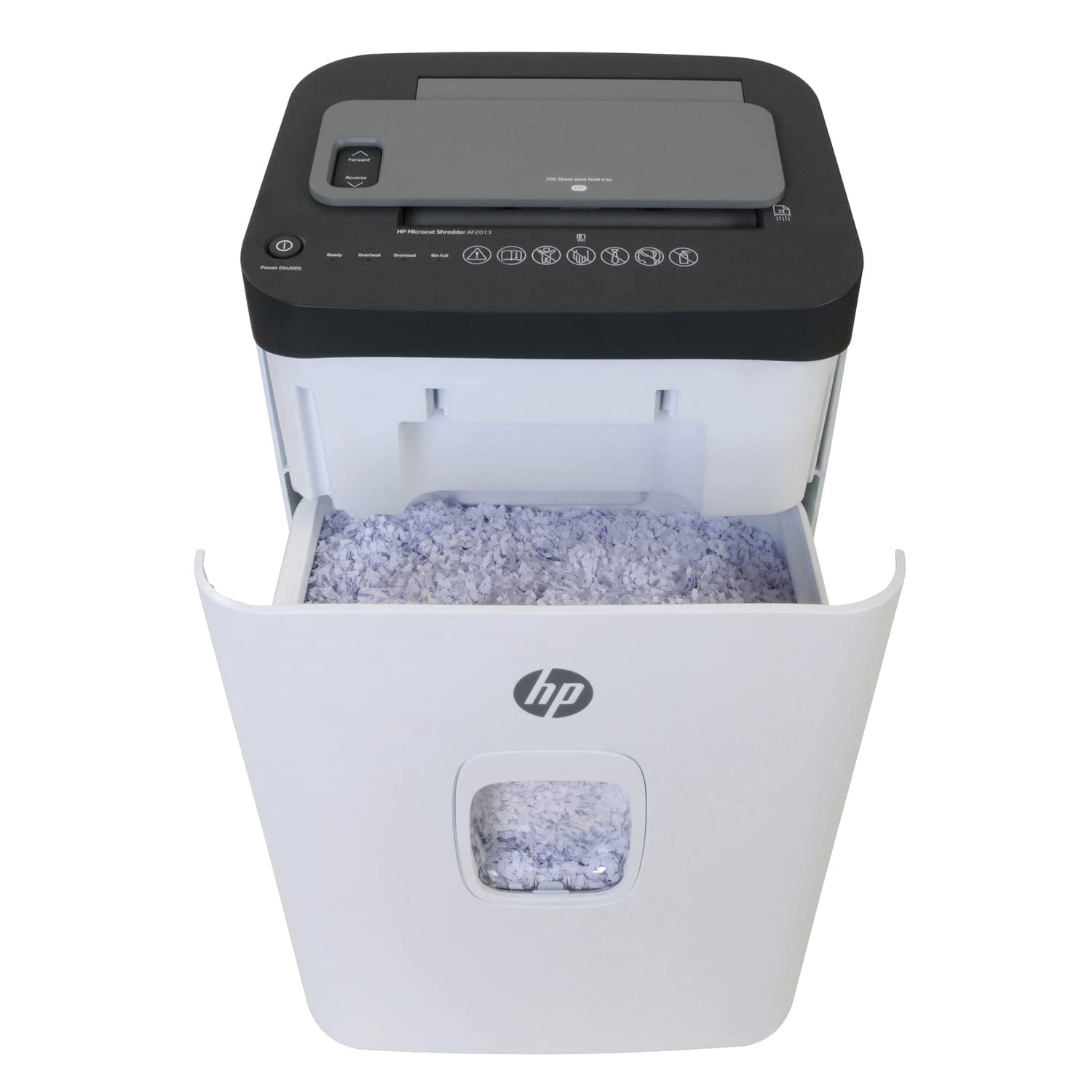 HP 91004F AF2013 200-Sheet Microcut Heavy-Duty Auto-Feed Shredder