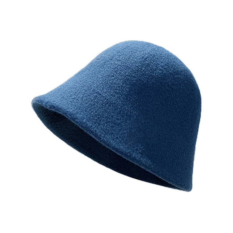 Wool Winter Floppy Short Brim Bucket Hat Stretch Fit WITHMOONS Wool Winter Floppy Short Brim Womens Bucket Hat  main image 4