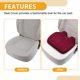 thumbnail image 5 of Ofertas Únicas 1 Pc 43x39cm Cojín Universal para Asiento de Automóvil - para Protección de Asiento de Conducción en Viajes en Automóvil Antideslizante - Espuma de Memoria Roja, 5 of 7