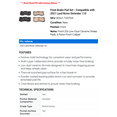 thumbnail image 2 of Front Brake Pad Set - Compatible with 2021 Land Rover Defender 110, 2 of 2