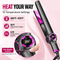 thumbnail image 6 of Hair Straightener and Curler 2 in 1, Twist Straightening Curling Iron with Adjustable Temp for All Hair Types, Instant Heating, 6 of 7