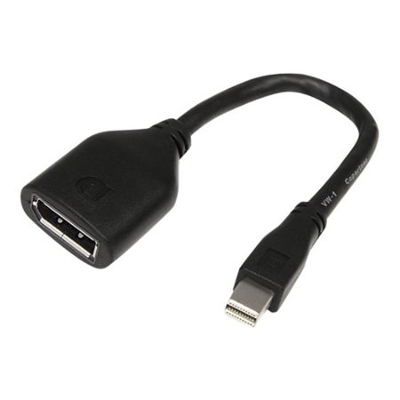 UPC: 0065030843300 | StarTech MDP2DPMF6IN Mini DisplayPort to DisplayPort Video Cable Adapter  Black