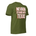 thumbnail image 3 of NEVADA stands with TEXAS patriotic AMERICAN Unisex t-shirt (Olive, L), 3 of 3